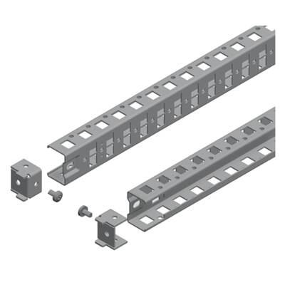 "Universal cross rails, PanelSeT SFN, PanelSeT SF, PanelSeT SM,  H40 W600mm, 1 row, set of 2" - Schneider Electric - NSYSUCR4060