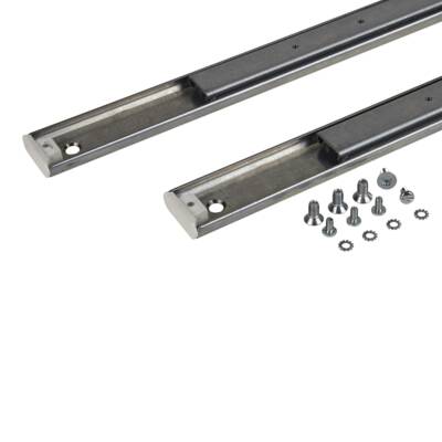 "Telescopic rails, PanelSeT SFN, PanelSeT SF, PanelSeT SM, for electrical enclosure W600/800 D600/800mm, steel" - Schneider Electric - NSYTTG60