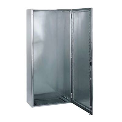 "SMX 316L stainless monobloc enclosure, H2000xW1200xD500mm, Scotch BriteÂ® finish." - Schneider Electric - NSYSMX201250H