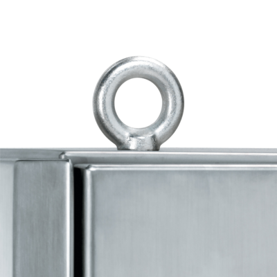 "set of 4 PanelSeT SM M12 lifting eyebolt - stainless steel" - Schneider Electric - NSYSMXEB