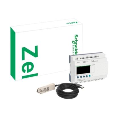 compact smart relay Zelio Logic - “discovery” pack - 20 I O - 24 V DC - Schneider Electric - SR2PACK2BD