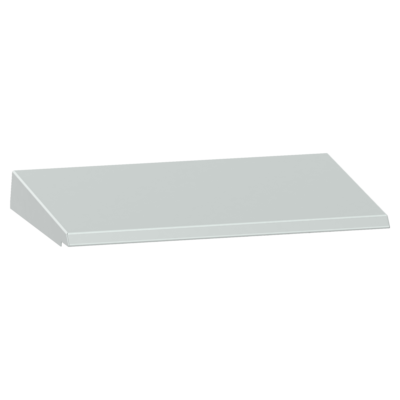 "Stainless canopy 304L for PanelSeT SM, Scotch Brite® finish, for enclosures W800xD400 mm" - Schneider Electric - NSYSCMX8040