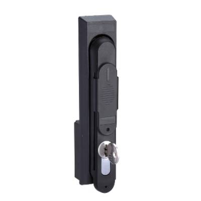 Retractable handle lock with 5mm double bar insert - Schneider Electric - NSYTEDB5PL